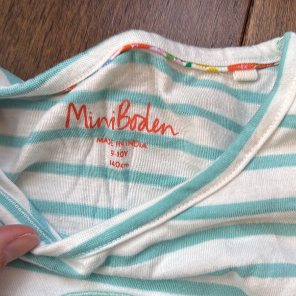 Mini Boden ice cream sundae embroidered shirt - Picture 3 of 5